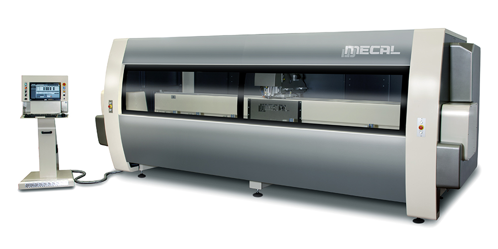 Mecal MC 307 Falcon 4-assig bewerkingscentra voor aluminium en staal profielen